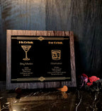 Gatsby Bar Sign Black Oak