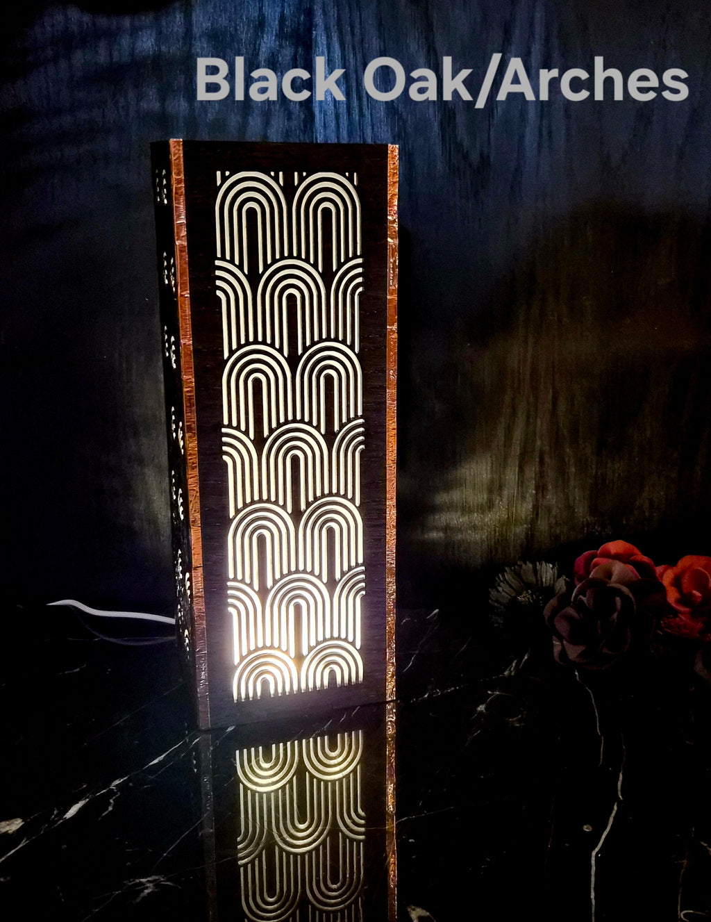 Gatsby Lamp Black Oak/Arches