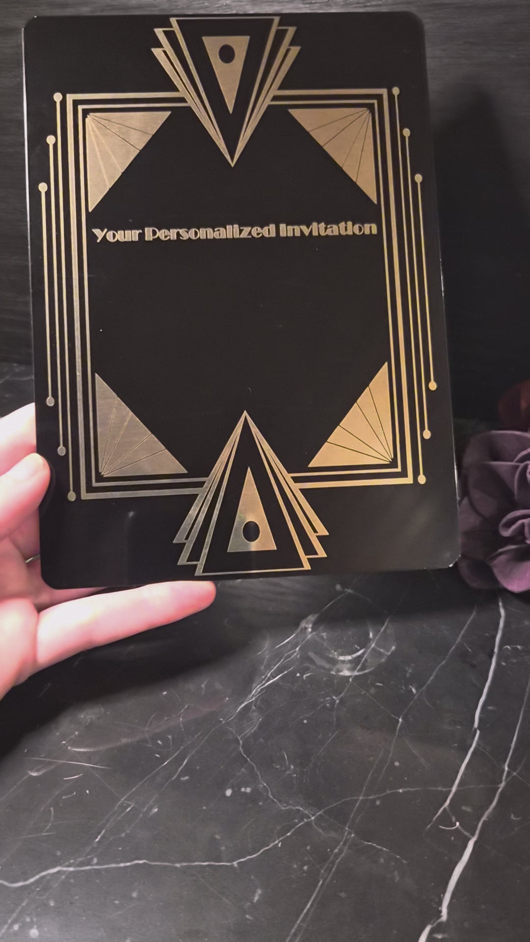 Gatsby Invitation Design 1