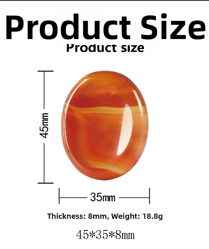 Natural Crystal Gemstone Worry Stone for Wedding Favors/Table Assignments