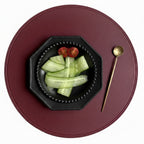 Faux Leather Charger Placemats