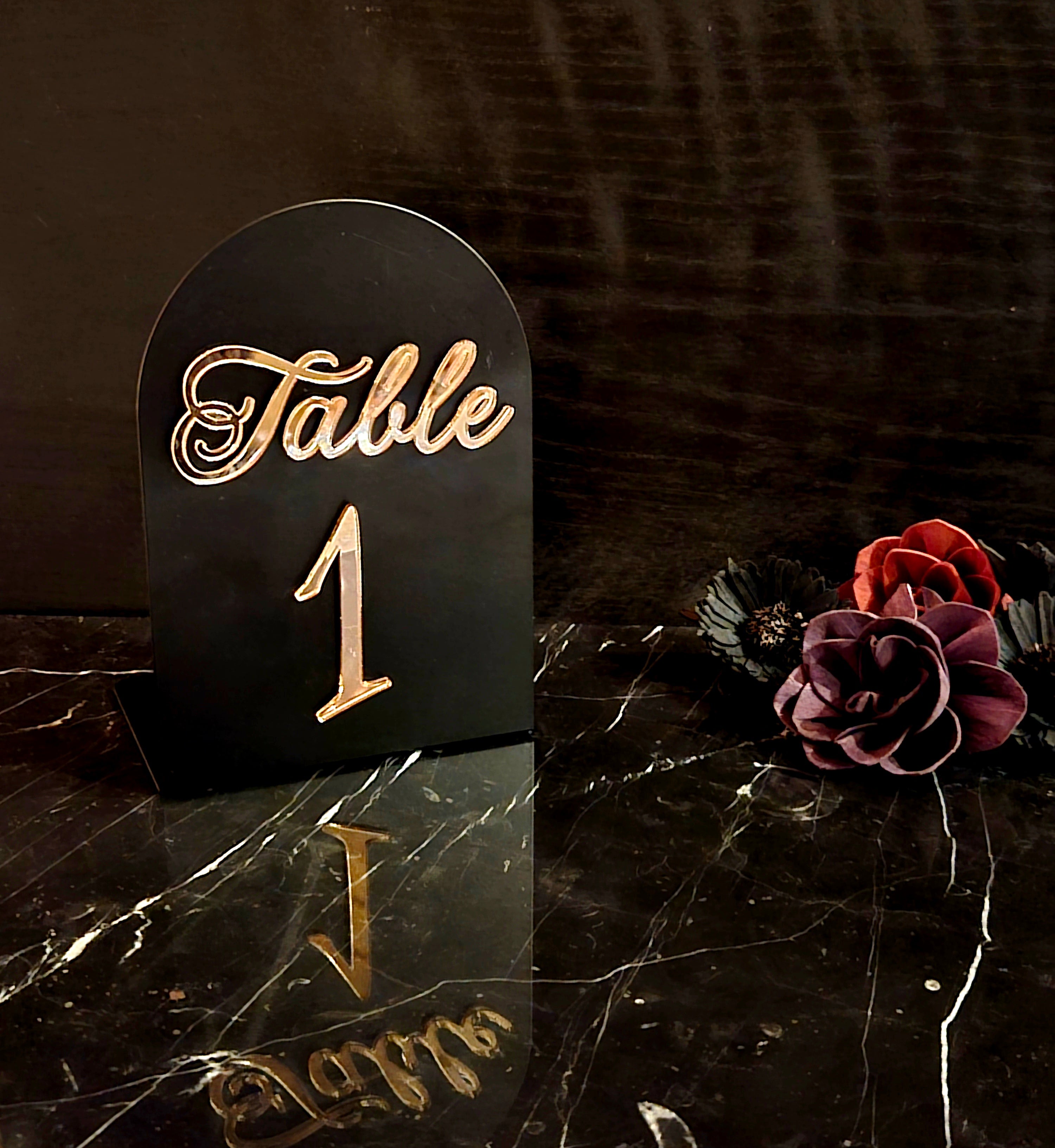 Table Numbers/Book Ends
