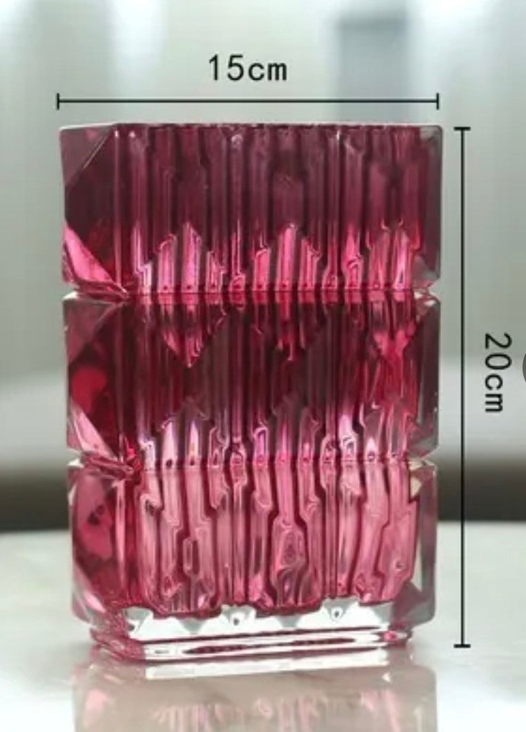 Rectangle Glass Vase
