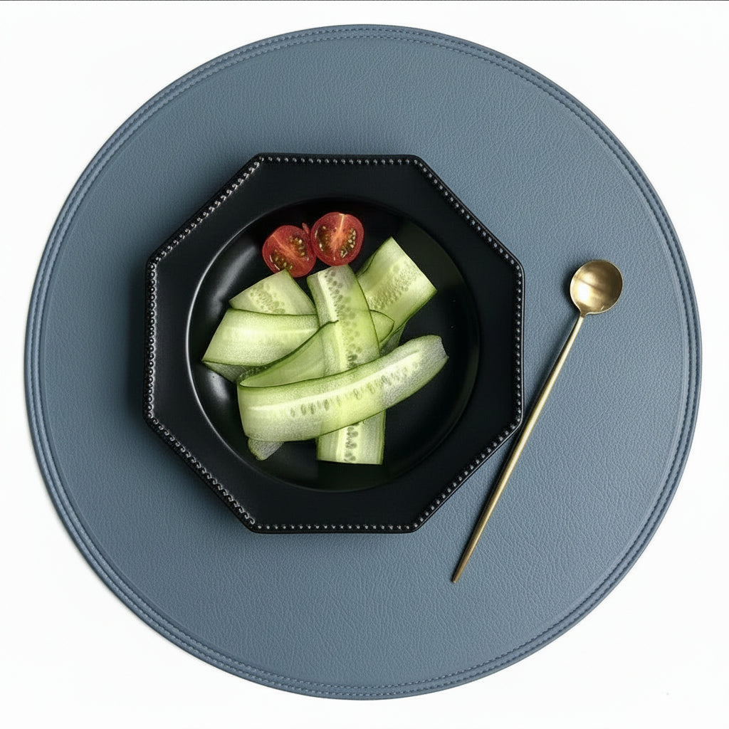 Faux Leather Charger Placemats