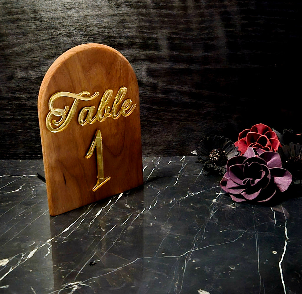 Table Numbers/Book Ends