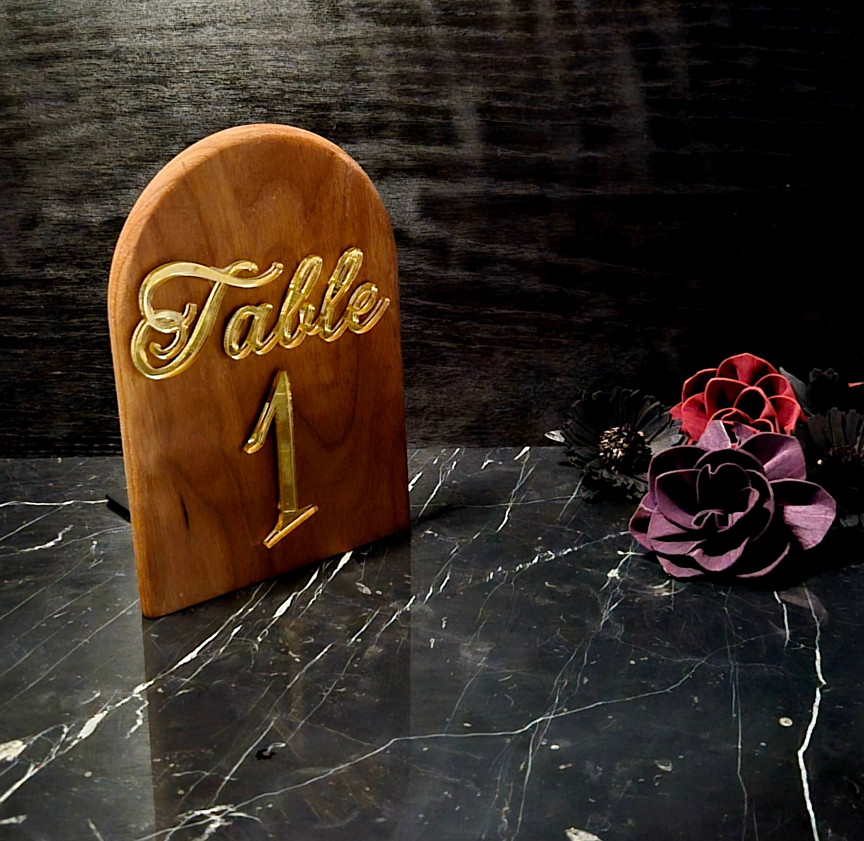 Table Numbers/Book Ends