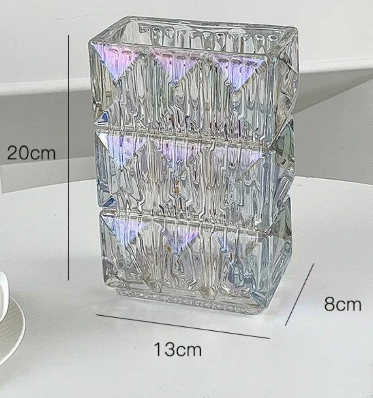 Rectangle Glass Vase