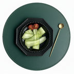 Faux Leather Charger Placemats