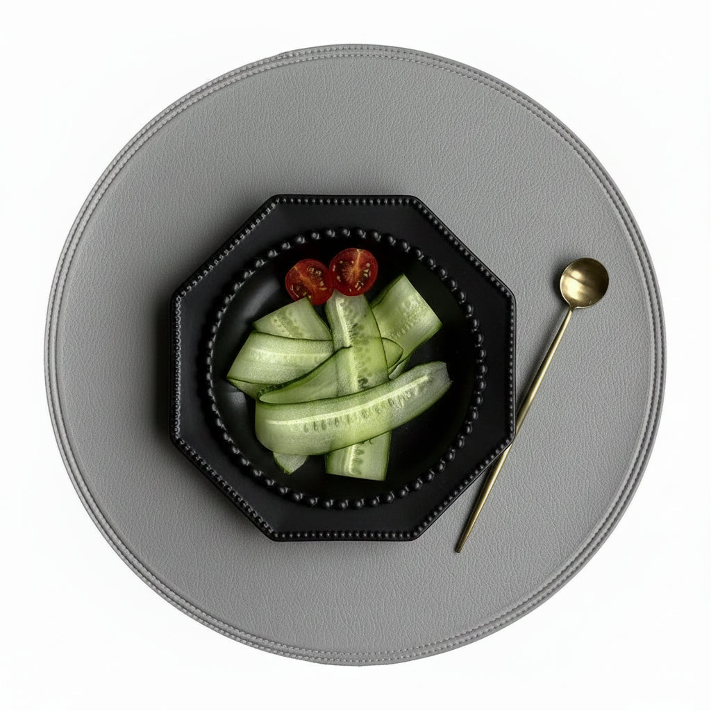 Faux Leather Charger Placemats