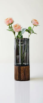 Vase with flowers on a shopping app interface