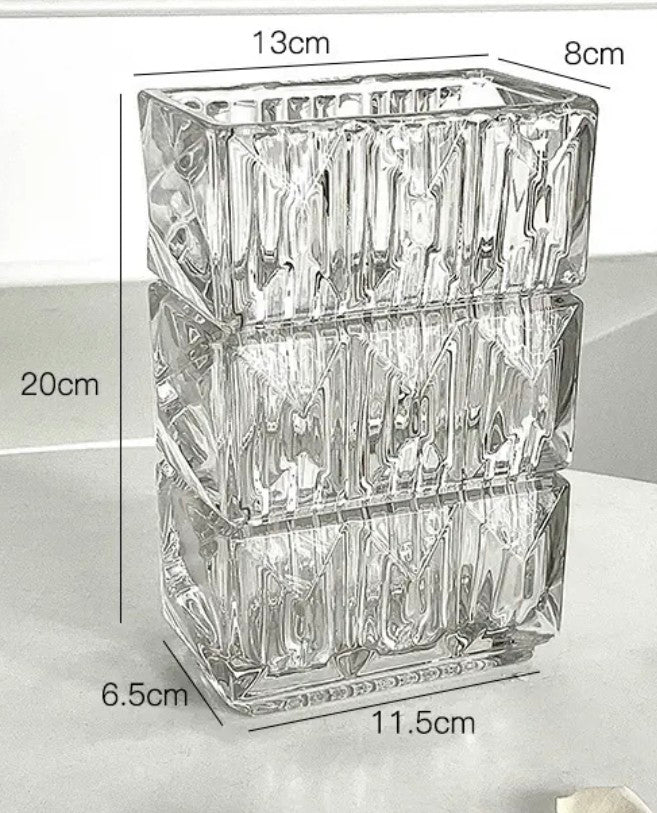 Rectangle Glass Vase