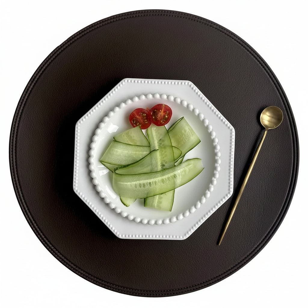 Faux Leather Charger Placemats