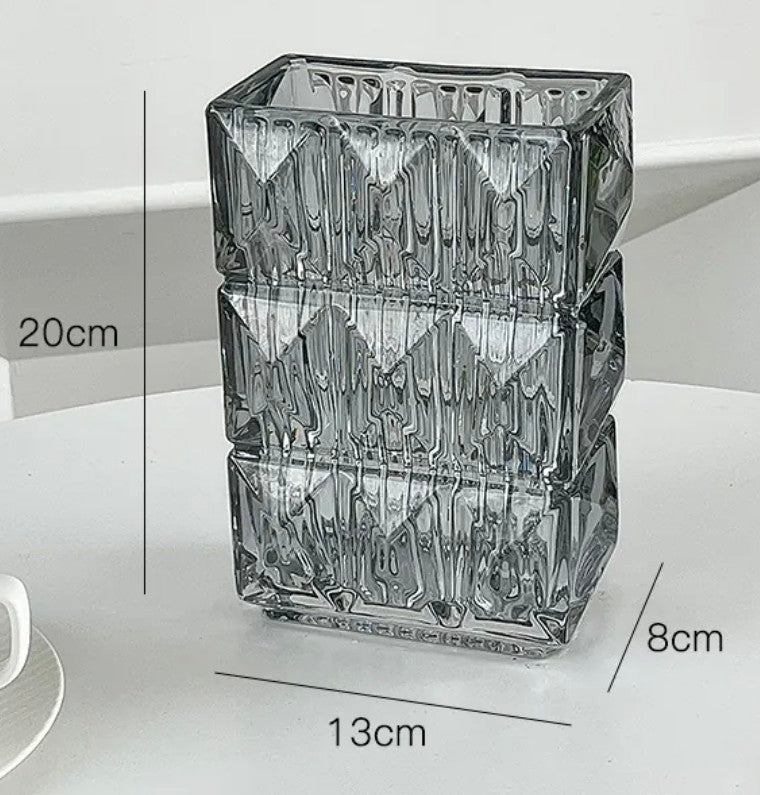 Rectangle Glass Vase