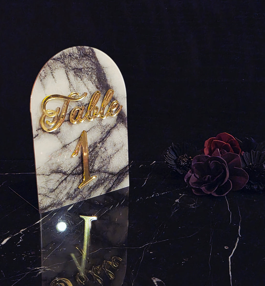 Table Numbers/Book Ends