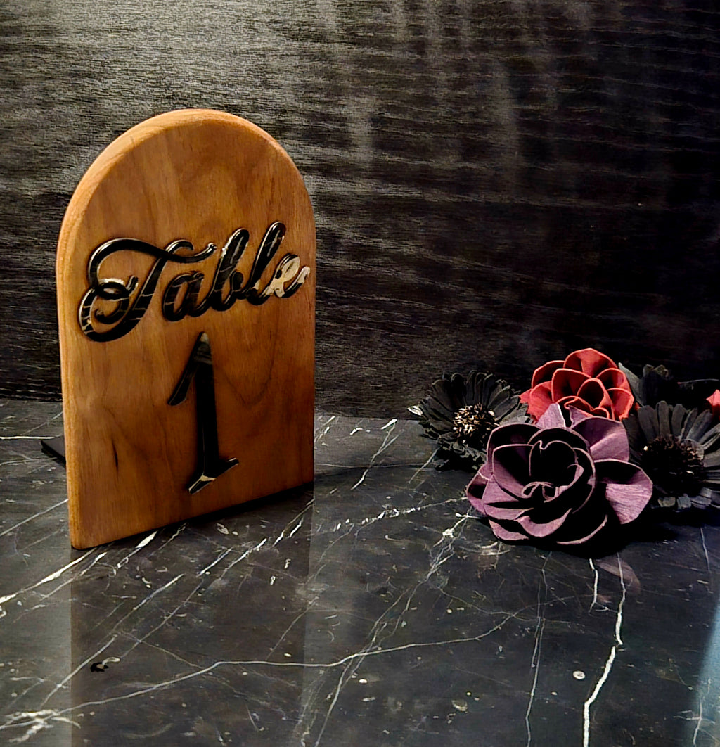 Table Numbers/Book Ends