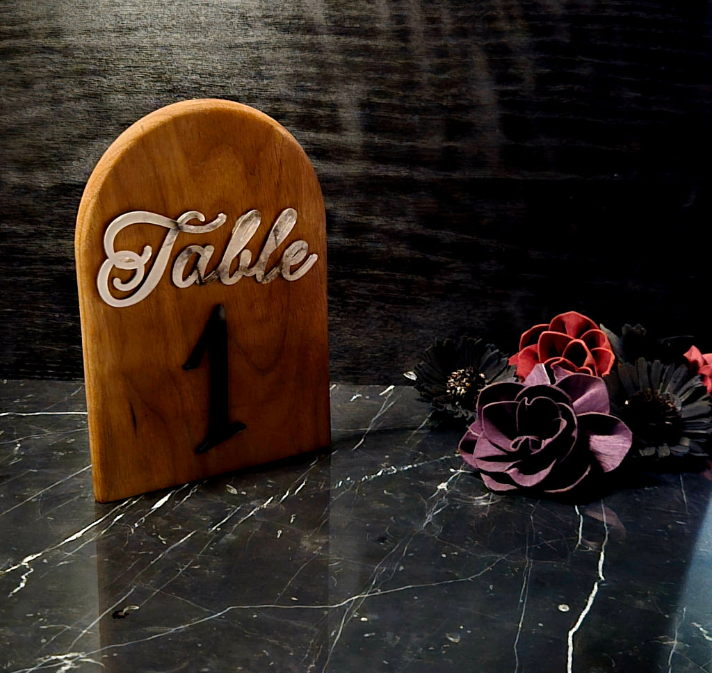 Table Numbers/Book Ends